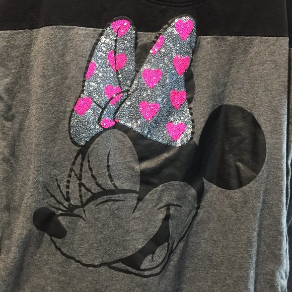 Mini Mouse Grey Kids Top - Picture 3 of 5